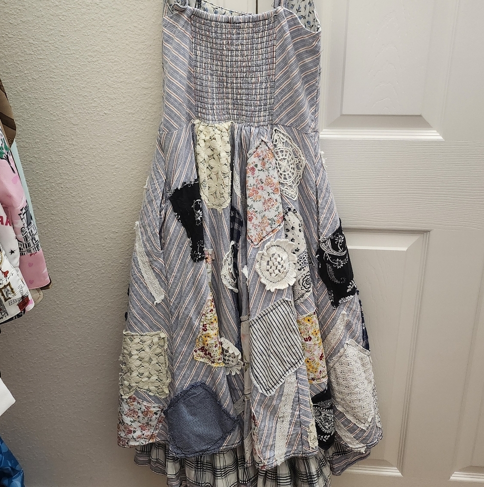 Pilcro Scoop-Neck Drop-Waist Midi Dress - Picture 4 of 4